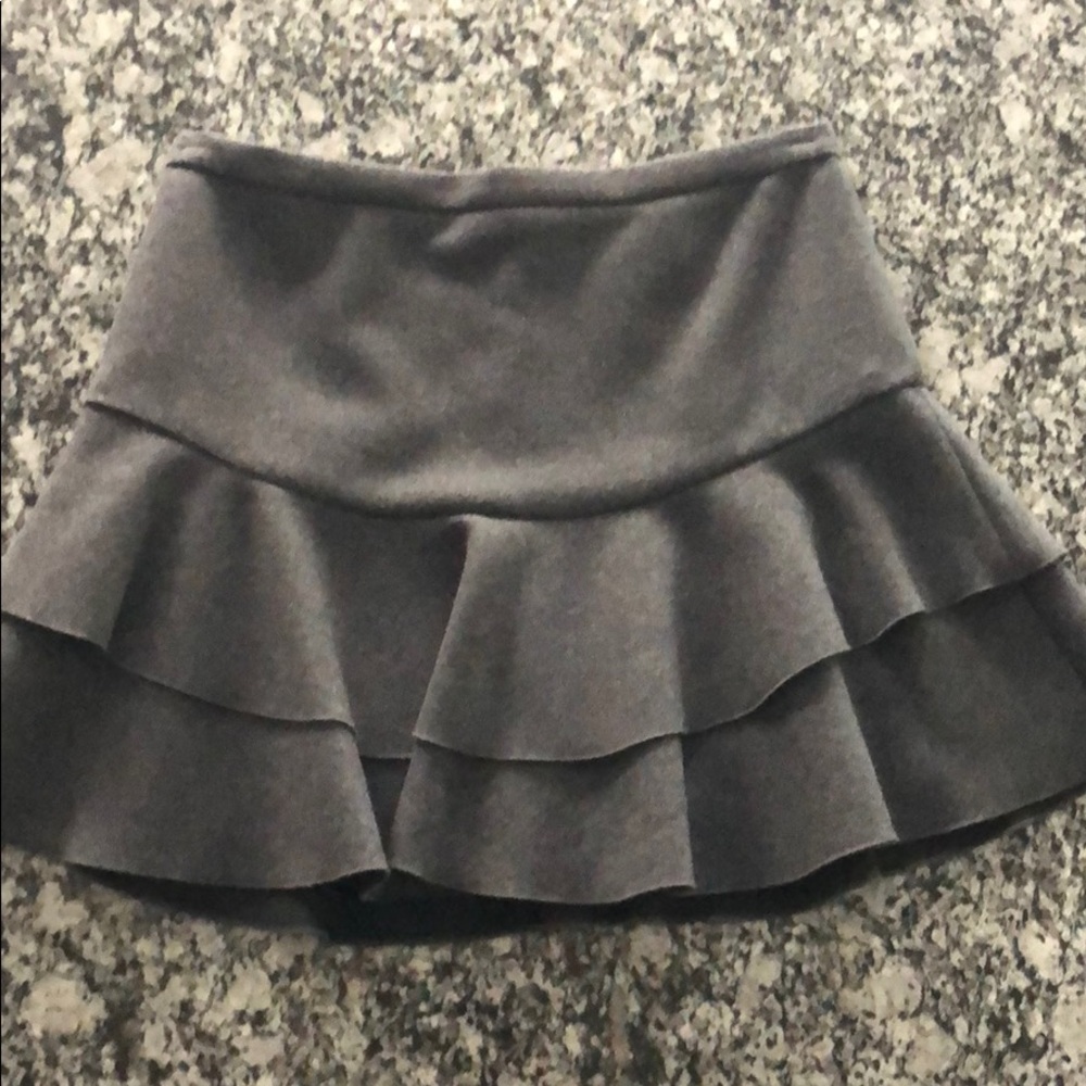 J. Crew Wool skirt with ruffles